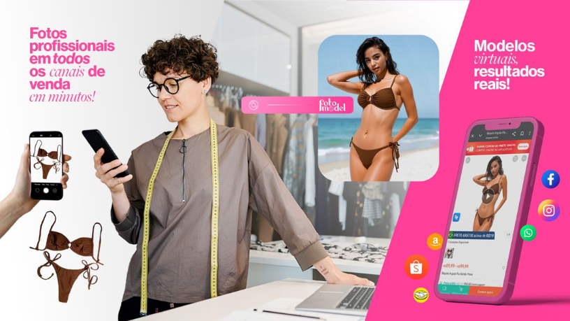 Con FotoModel, tu móvil se convierte en un estudio para crear sesiones profesionales en pocos clics.