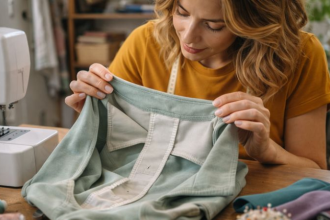 Cristiane Ruon dos Santos explica cómo el acabado interno en la costura marca la diferencia.